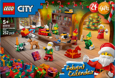 LEGO 60510 City Advent Calendar 2026 Santa’s Workshop Toy