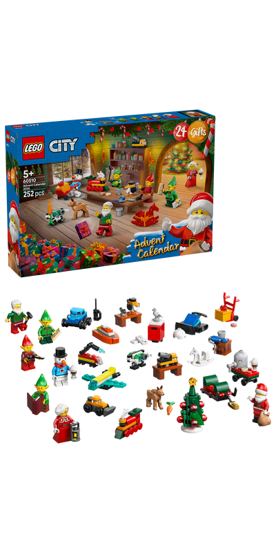 LEGO 60510 City Advent Calendar 2026 Santa’s Workshop Toy