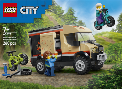 LEGO 60512 City Mountain Bike Adventure Van - Toy Vehicle