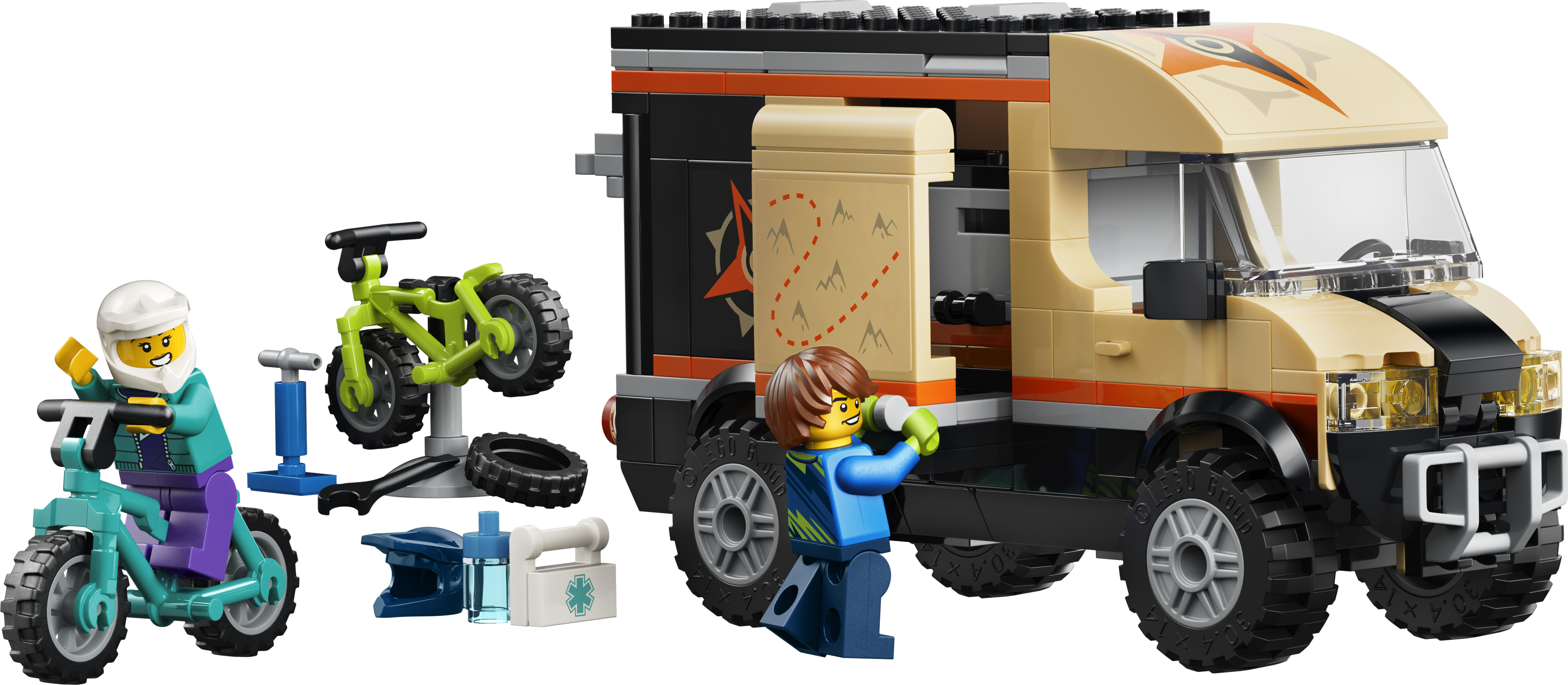 LEGO 60512 City Mountain Bike Adventure Van - Toy Vehicle