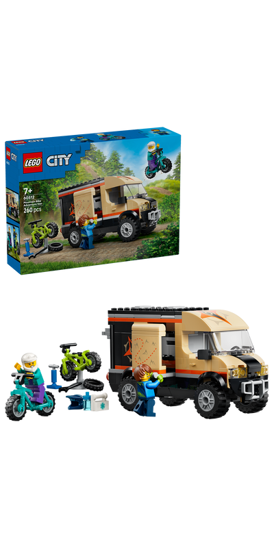 LEGO 60512 City Mountain Bike Adventure Van - Toy Vehicle