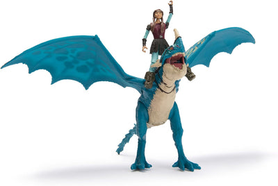 Dreamworks Dragons Deadly Nadder & Astrid Action Figures Viking Rider Duo