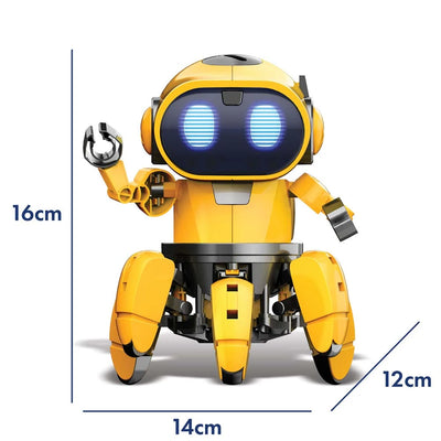 Tobbie the Self-Guiding AI Robot Yellow