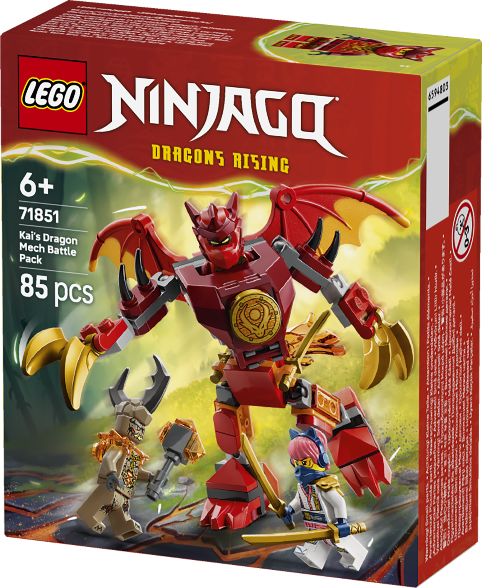 LEGO 71851 Ninjago Kai's Dragon Mech Battle Pack