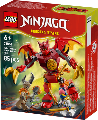 LEGO 71851 Ninjago Kai's Dragon Mech Battle Pack