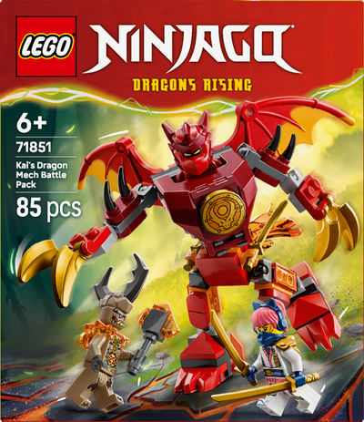 LEGO 71851 Ninjago Kai's Dragon Mech Battle Pack