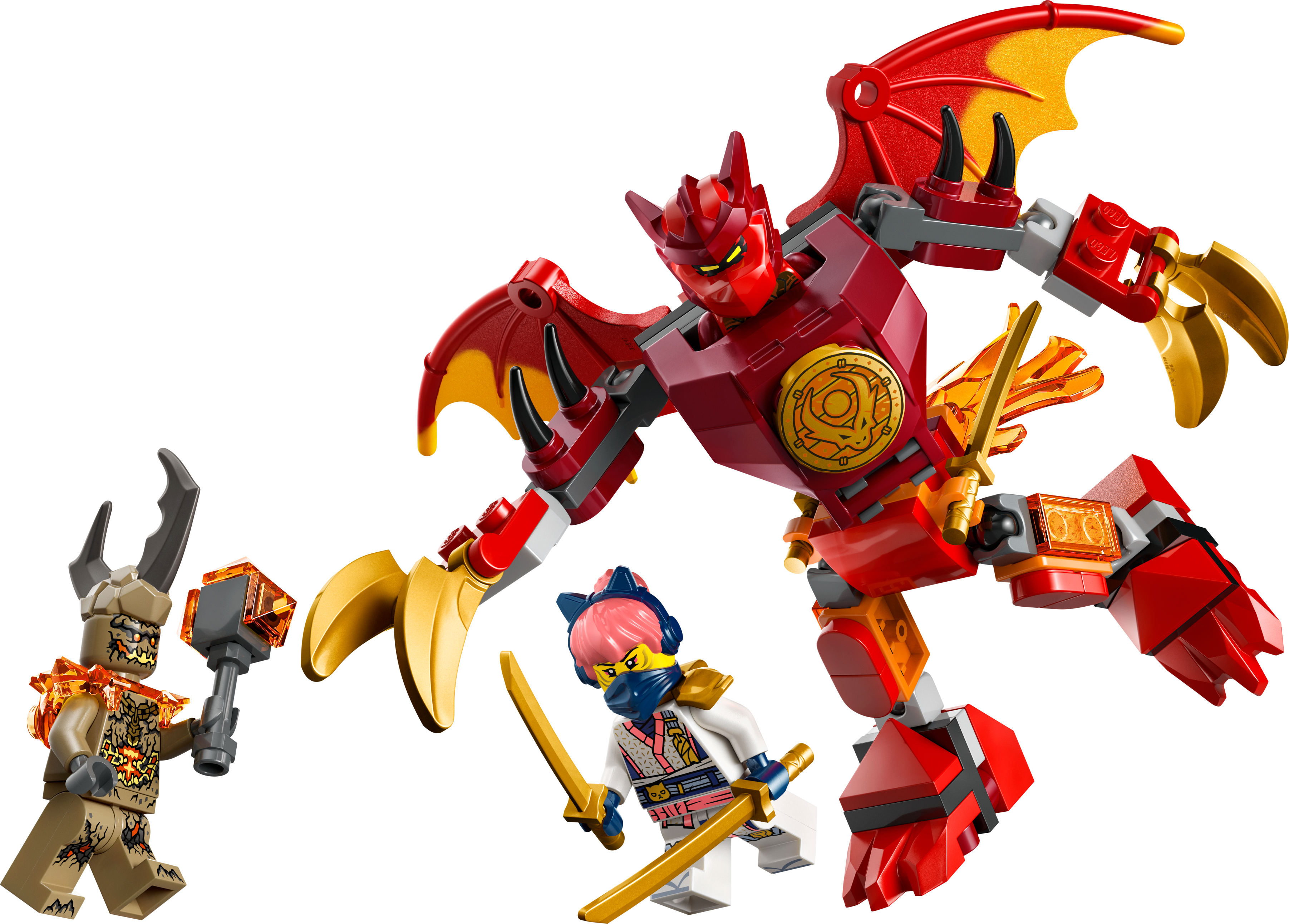 LEGO 71851 Ninjago Kai's Dragon Mech Battle Pack