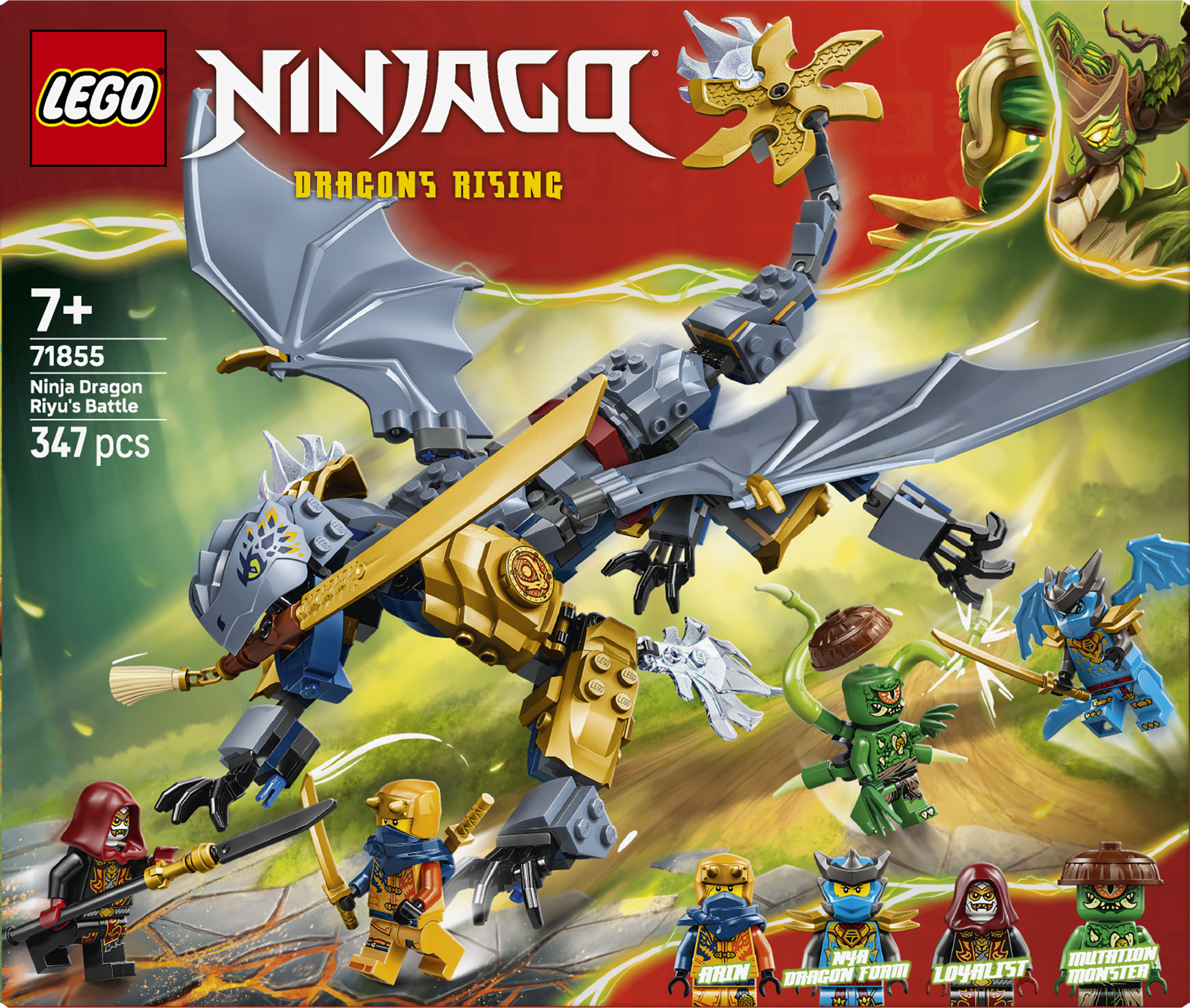 LEGO 71854 Ninjago Cole's Mission Mech & Dragon Zane