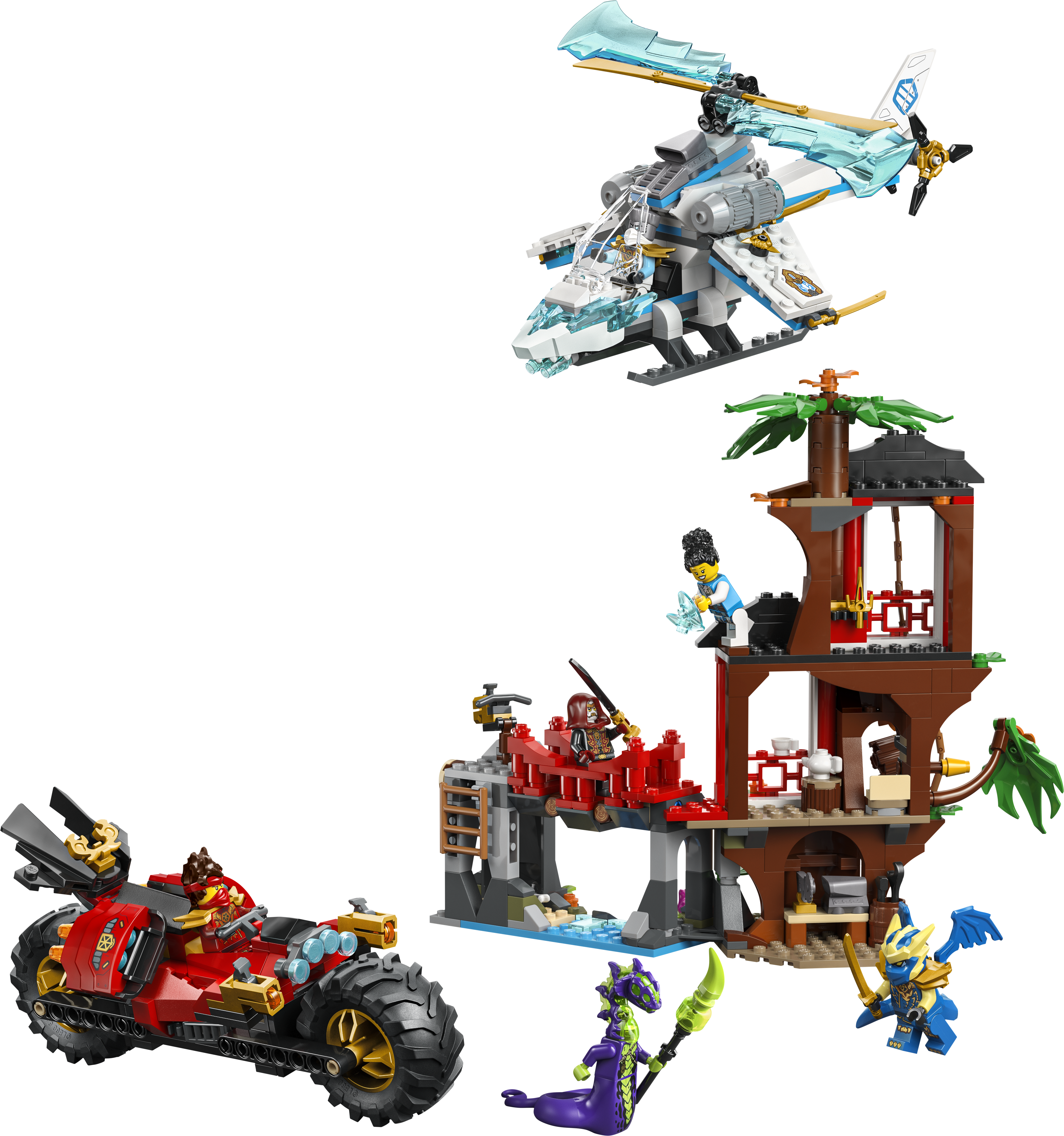LEGO 71857 Ninjago Ninja Vehicle Tree House Battle