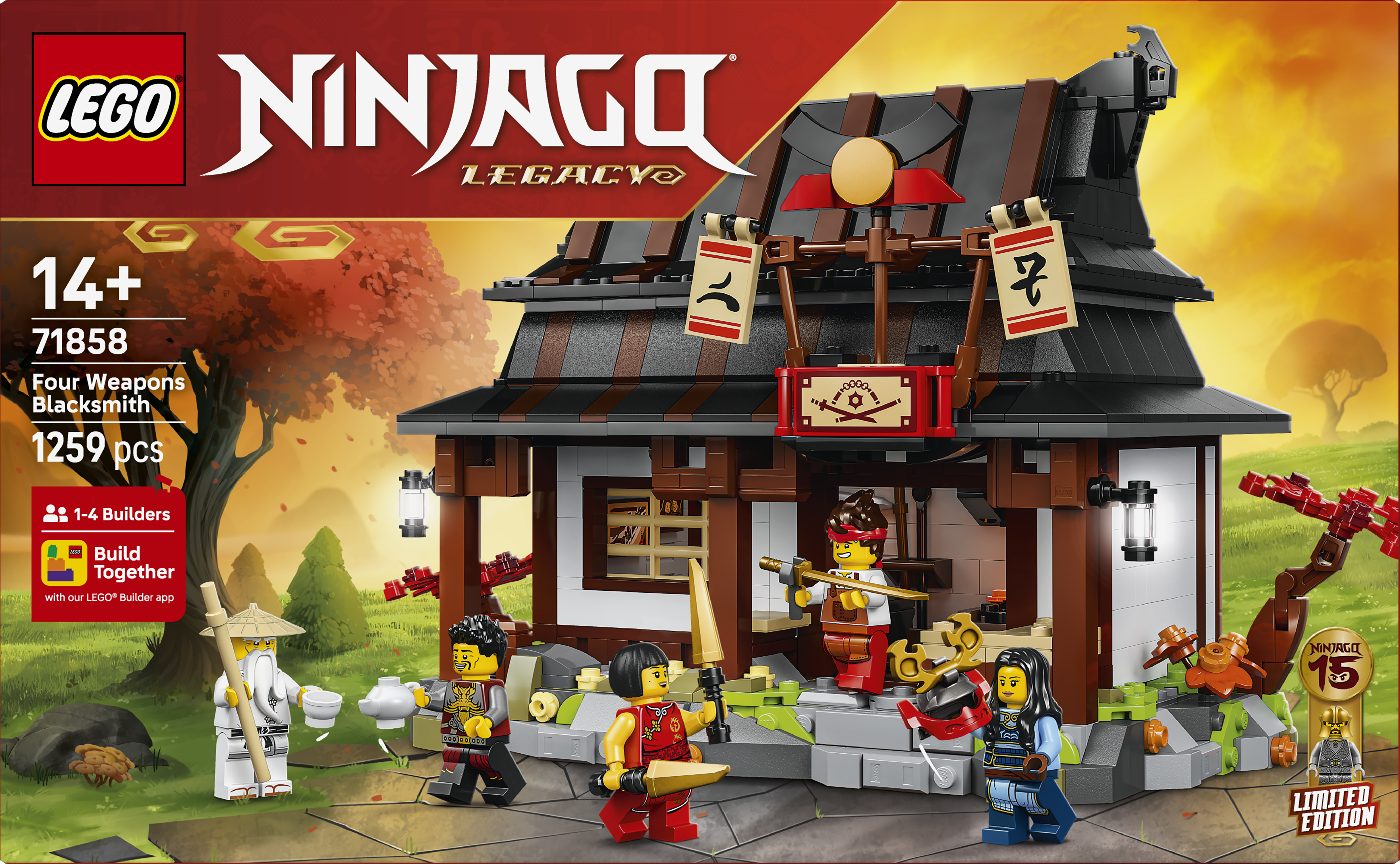 LEGO 71858 Ninjago Four Weapons Blacksmith 15th Anniversary