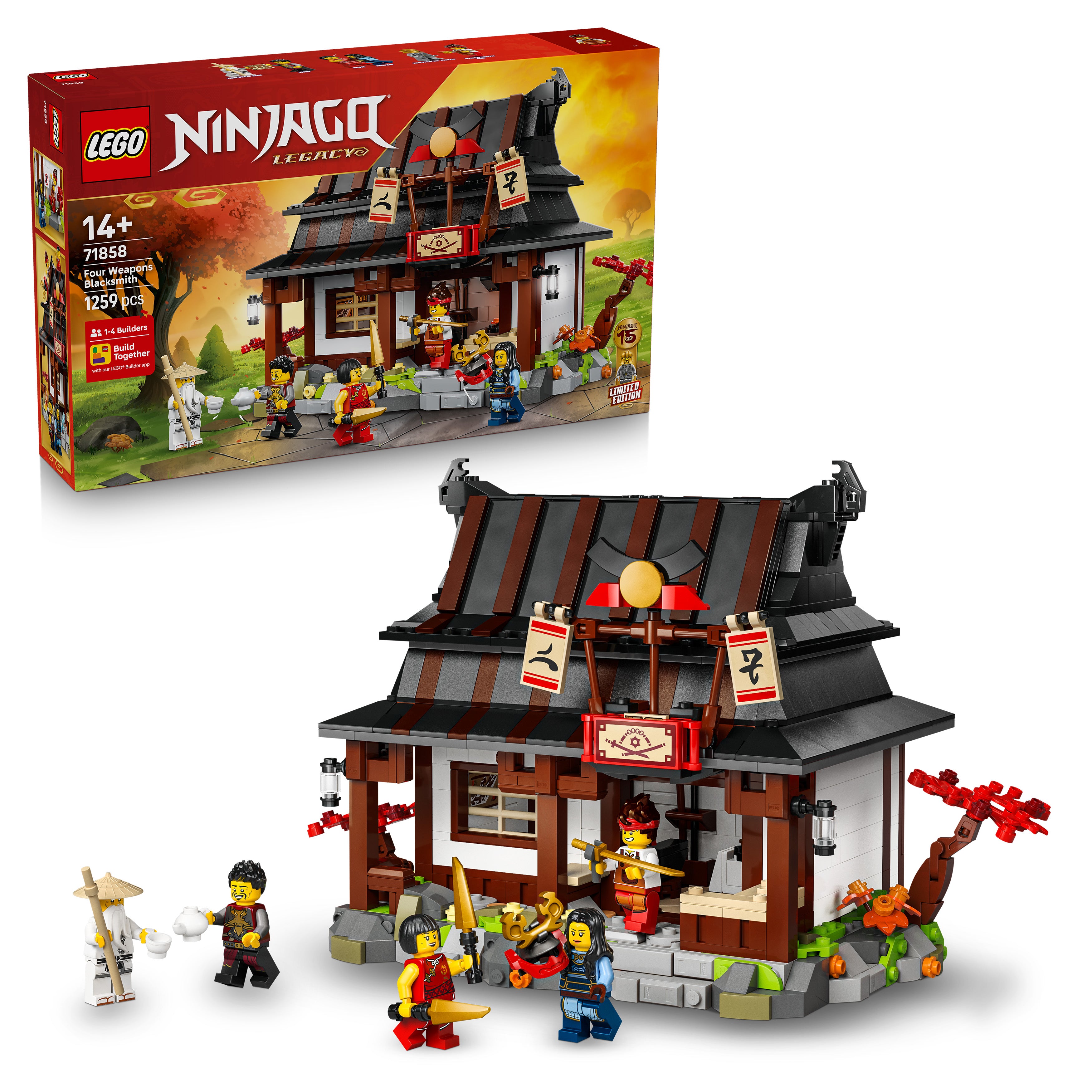 LEGO 71858 Ninjago Four Weapons Blacksmith 15th Anniversary