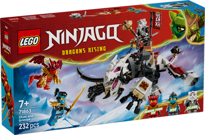 LEGO 71863 NINJAGO Zilvar and Grimtak the Dragon Beast