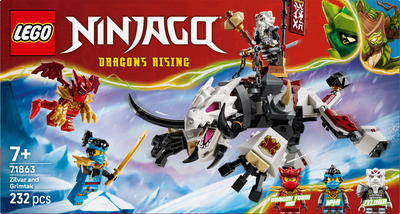 LEGO 71863 NINJAGO Zilvar and Grimtak the Dragon Beast