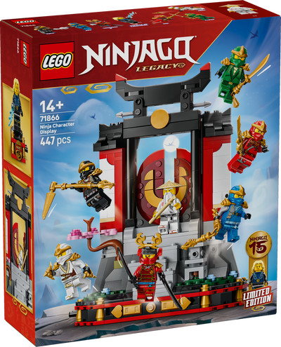 LEGO 71866 Ninjago Ninja Character Display 15th Anniversary