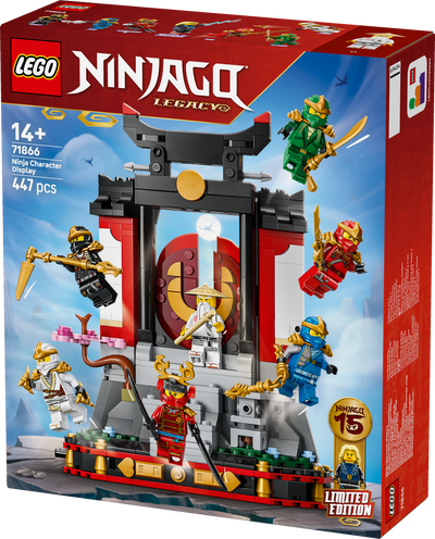 LEGO 71866 Ninjago Ninja Character Display 15th Anniversary