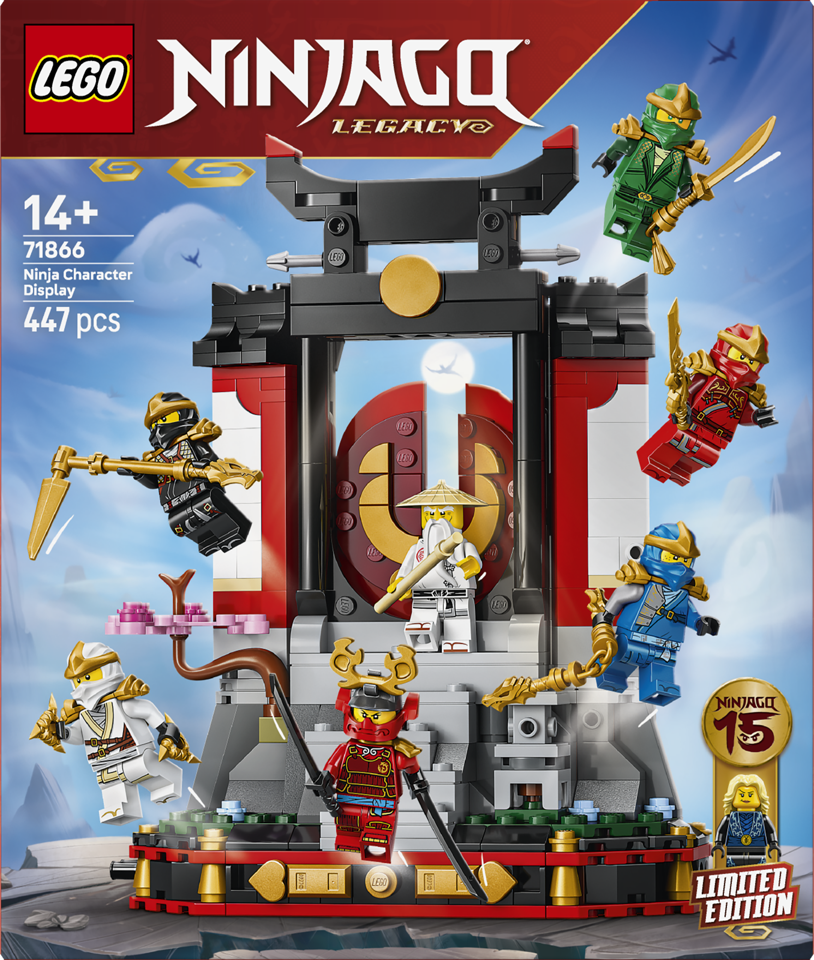 LEGO 71866 Ninjago Ninja Character Display 15th Anniversary