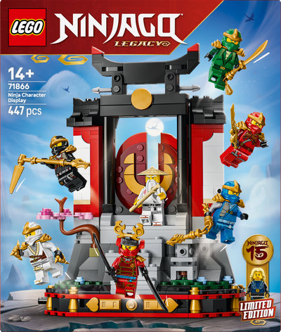 LEGO 71866 Ninjago Ninja Character Display 15th Anniversary
