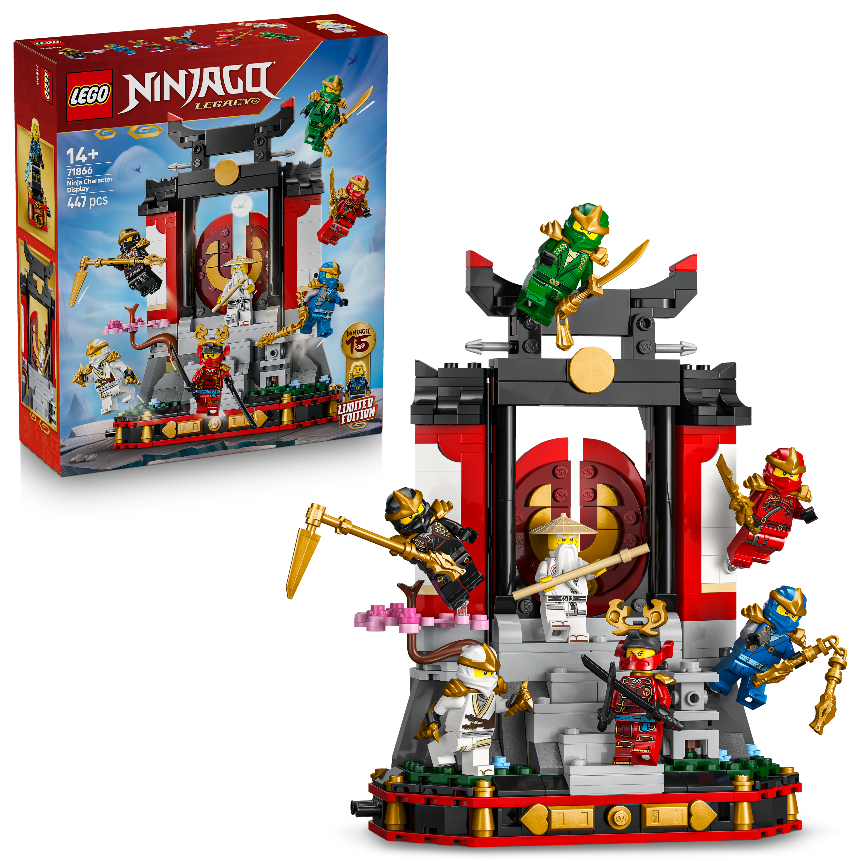 LEGO 71866 Ninjago Ninja Character Display 15th Anniversary