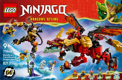 LEGO 71868 NINJAGO Wyldfyre's Transforming Dragon Mech
