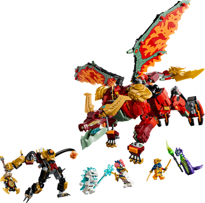 LEGO 71868 NINJAGO Wyldfyre's Transforming Dragon Mech