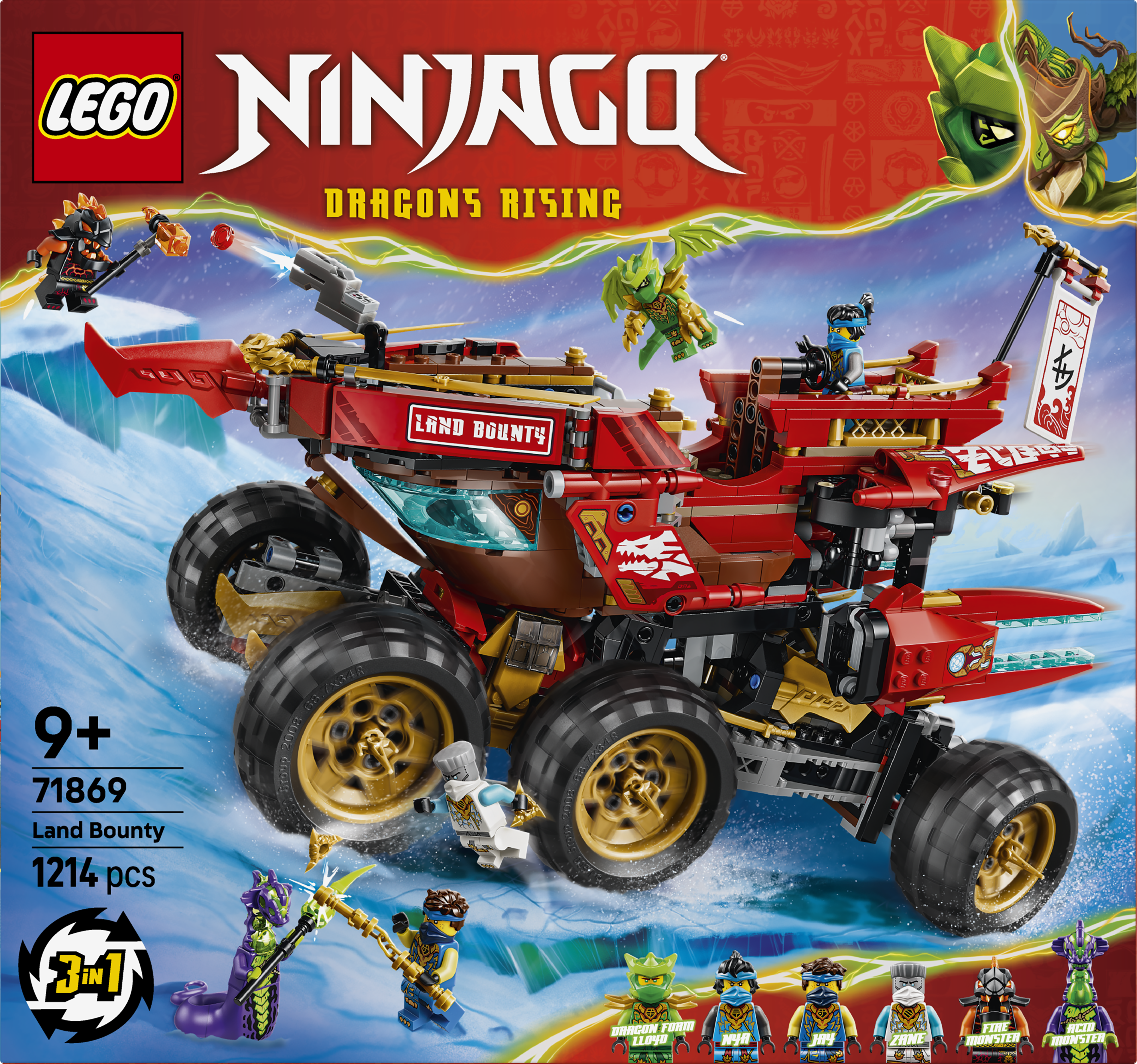 LEGO 71869 NINJAGO Land Bounty Toy Truck
