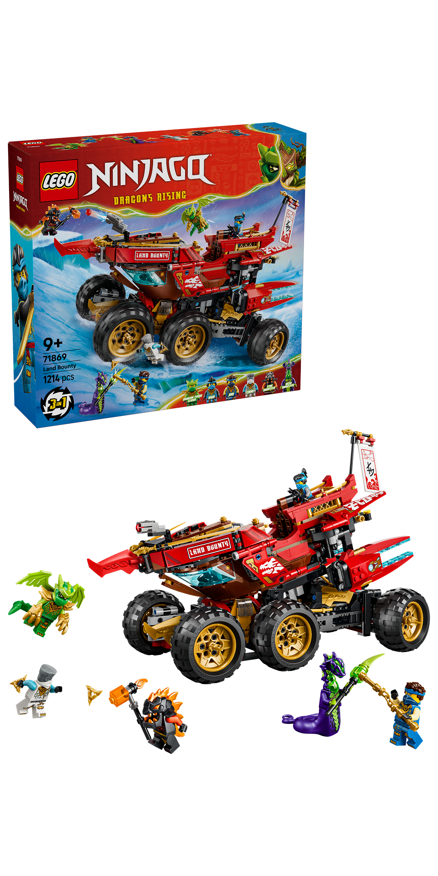 LEGO 71869 NINJAGO Land Bounty Toy Truck