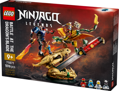 LEGO 71871 NINJAGO Battle at the Dragon’s Blade Display