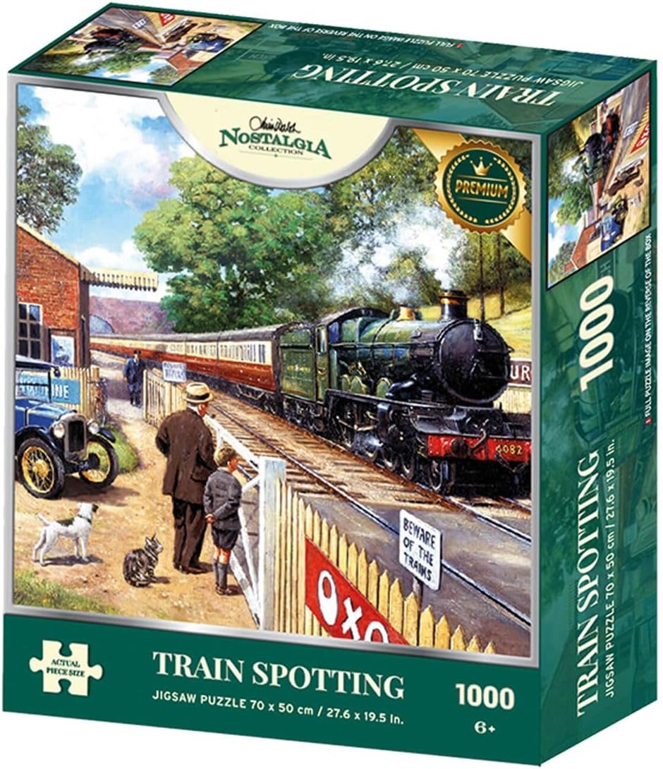 Nostalgia 1000 Puzzle Train Spotting