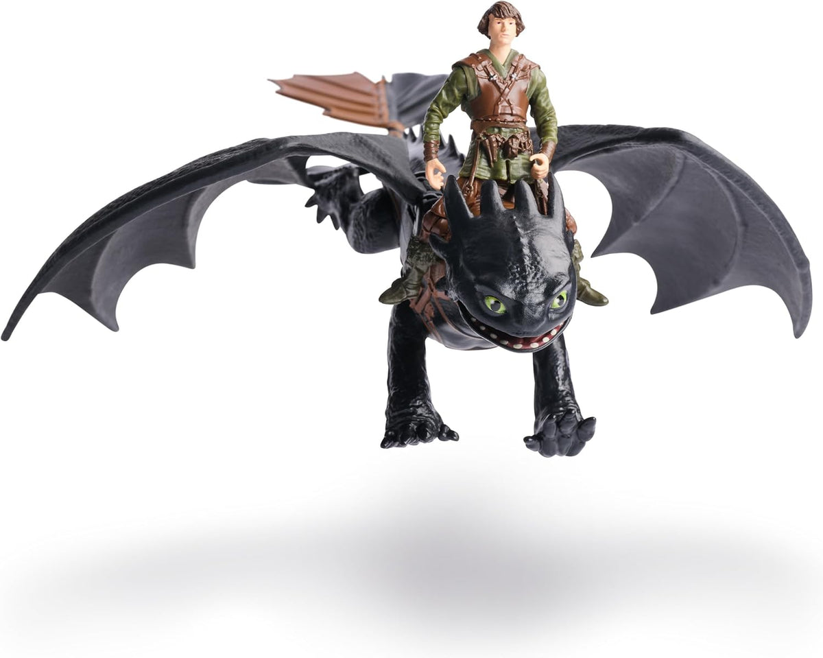 Dreamworks Dragons Toothless & Hiccup Action Figures Viking Rider Duo