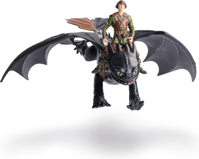 Dreamworks Dragons Toothless & Hiccup Action Figures Viking Rider Duo