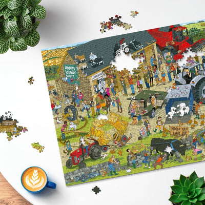 Ravensburger Adult Puzzles Diddly Squat Farm 1000 Piece Puzzle