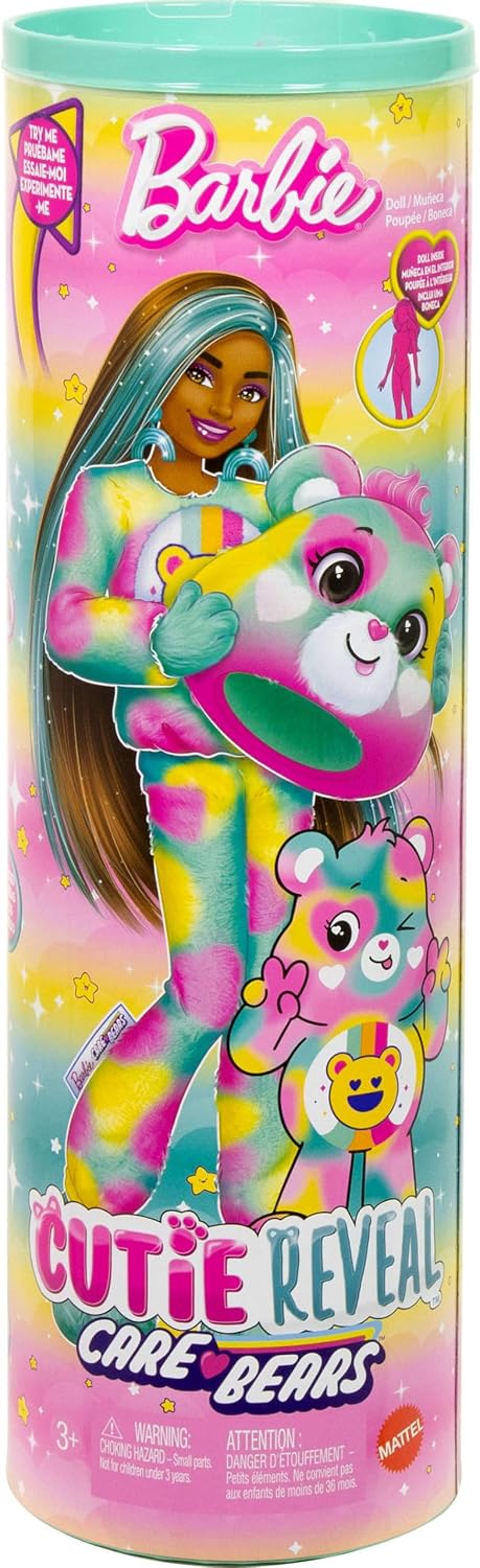 Barbie Cutie Reveal Care Bears Doll & Accessories JFV62 - view 3