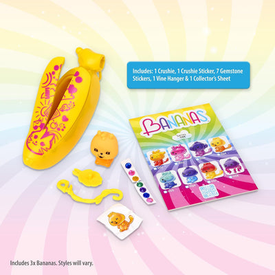 John Adams Bananas Scented Surprise Collectible Toy - Bunch of 3 Bananas