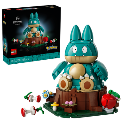 LEGO 72150 Pokémon Munchlax Figure Decor Building Set