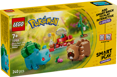 LEGO 72155 Pokémon SMART Play: Berry Bash with Bulbasaur and Bidoof