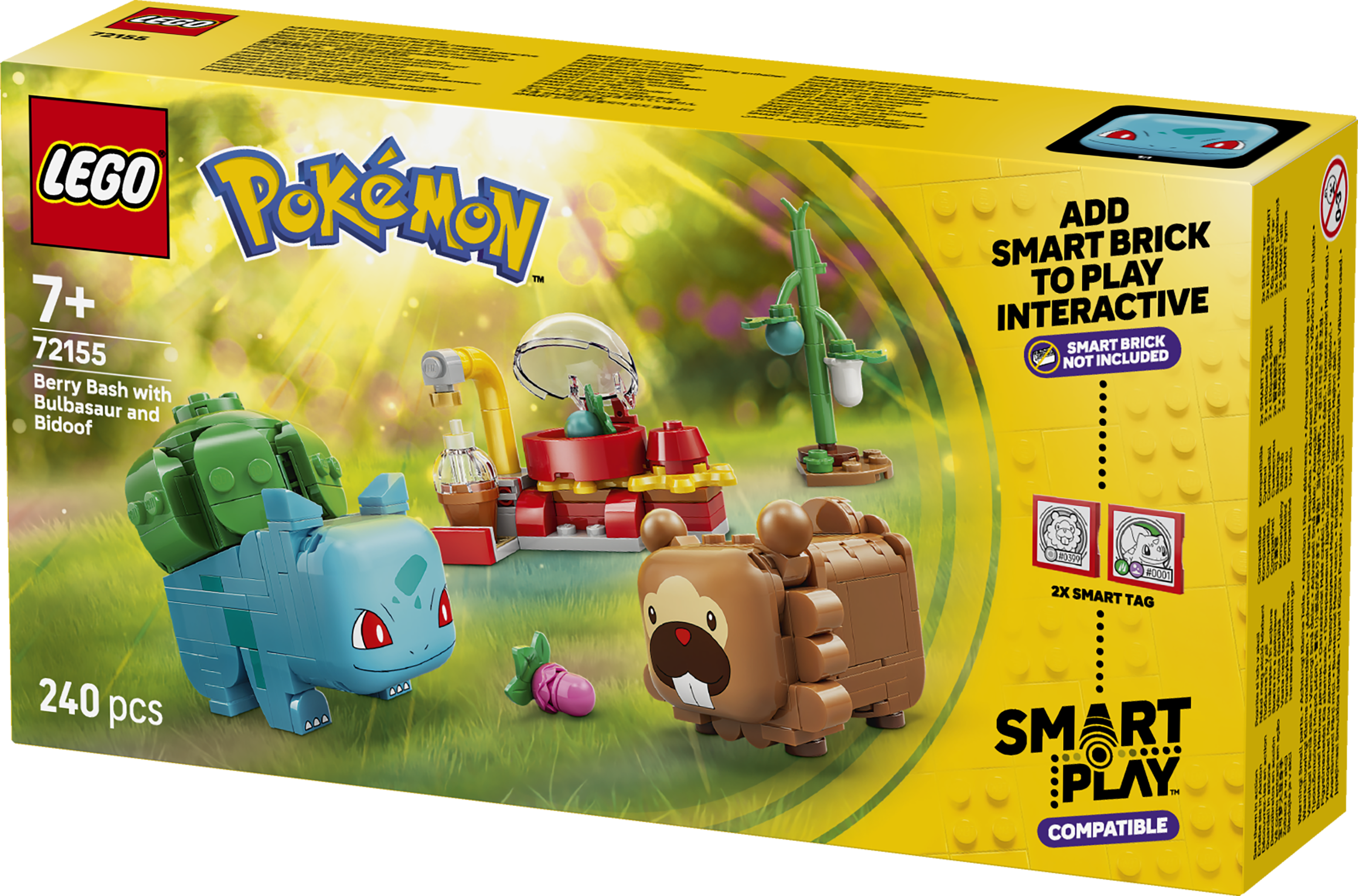 LEGO 72155 Pokémon SMART Play: Berry Bash with Bulbasaur and Bidoof