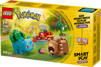 LEGO 72155 Pokémon SMART Play: Berry Bash with Bulbasaur and Bidoof