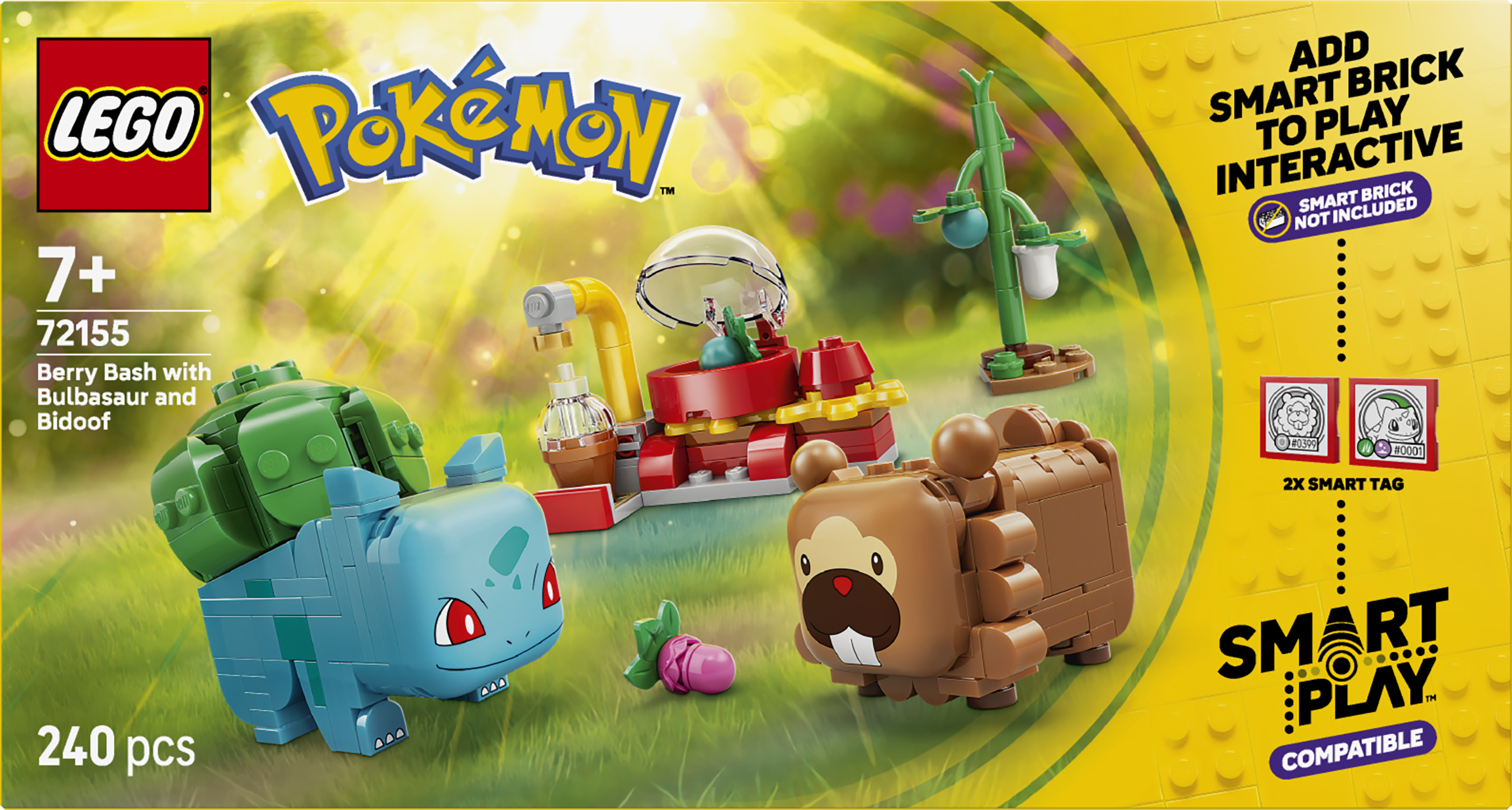 LEGO 72155 Pokémon SMART Play: Berry Bash with Bulbasaur and Bidoof