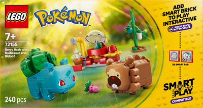 LEGO 72155 Pokémon SMART Play: Berry Bash with Bulbasaur and Bidoof
