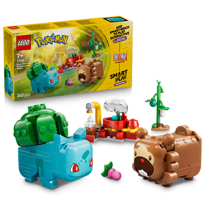 LEGO 72155 Pokémon SMART Play: Berry Bash with Bulbasaur and Bidoof