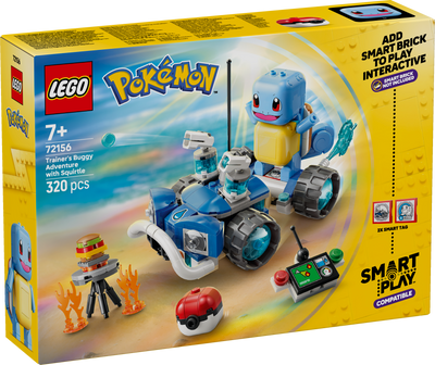 LEGO 72156 Pokémon SMART Play: Trainer’s Buggy Adventure with Squirtle
