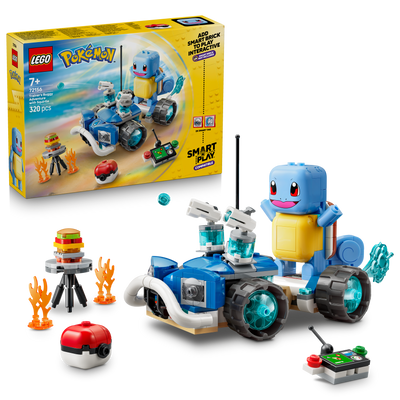 LEGO 72156 Pokémon SMART Play: Trainer’s Buggy Adventure with Squirtle