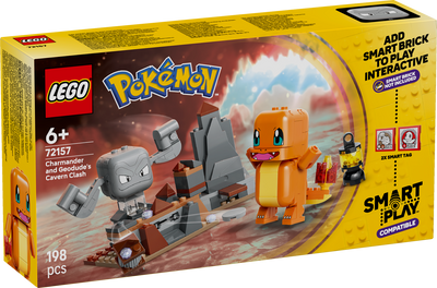 LEGO 72157 Pokémon SMART Play: Charmander and Geodude’s Cavern Clash