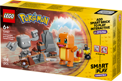 LEGO 72157 Pokémon SMART Play: Charmander and Geodude’s Cavern Clash