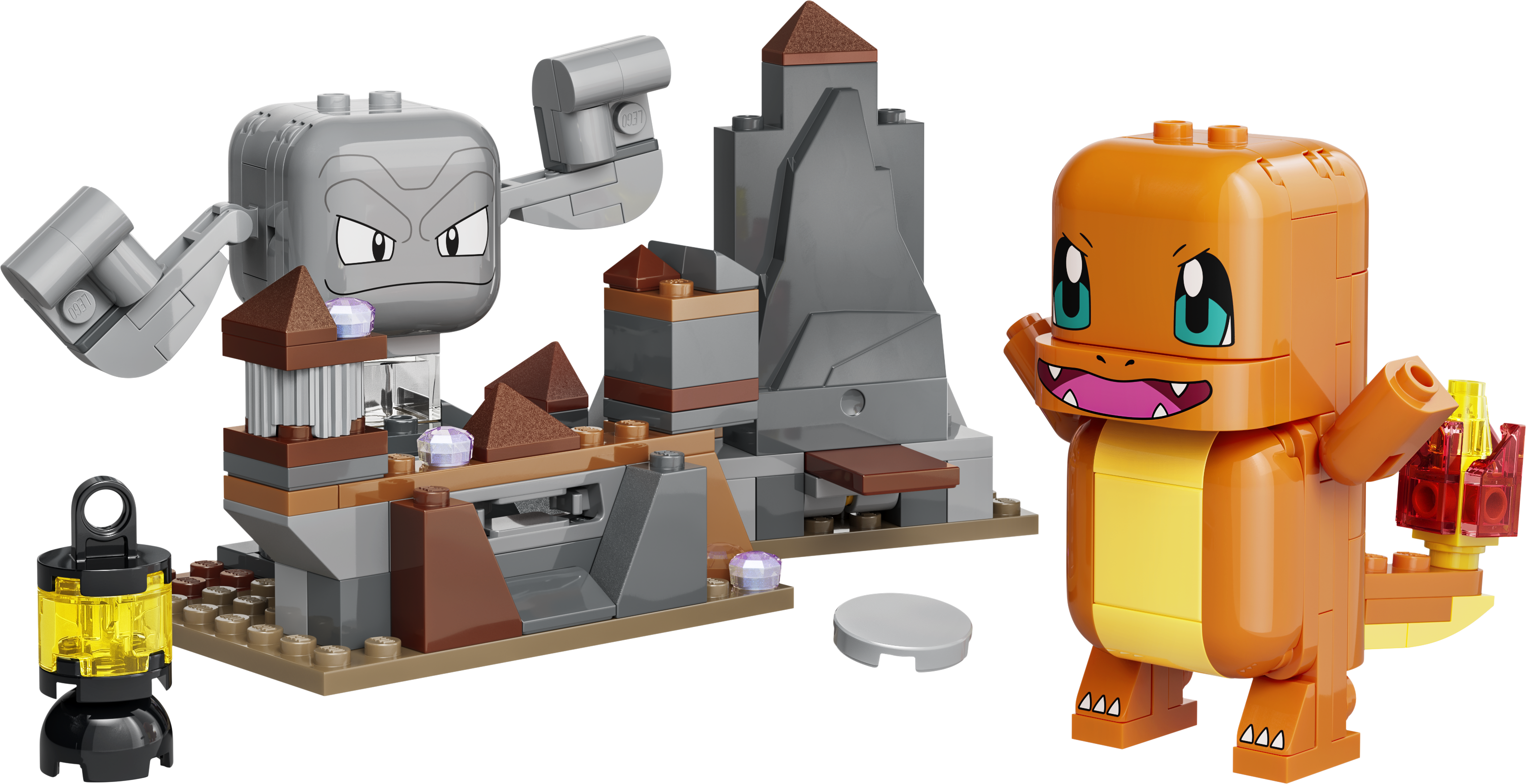 LEGO 72157 Pokémon SMART Play: Charmander and Geodude’s Cavern Clash