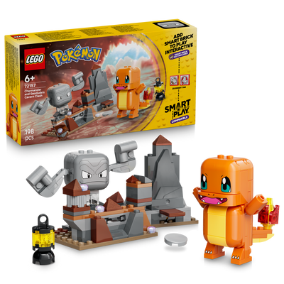 LEGO 72157 Pokémon SMART Play: Charmander and Geodude’s Cavern Clash
