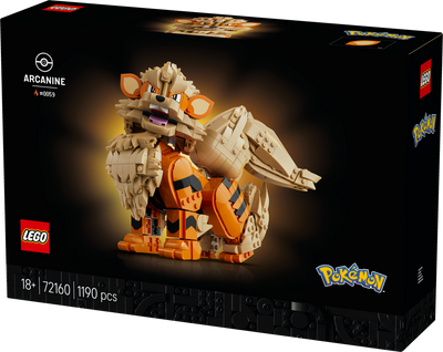 LEGO 72160 Pokémon Arcanine Pokémon Figure Building Set
