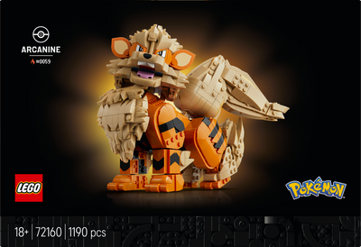 LEGO 72160 Pokémon Arcanine Pokémon Figure Building Set