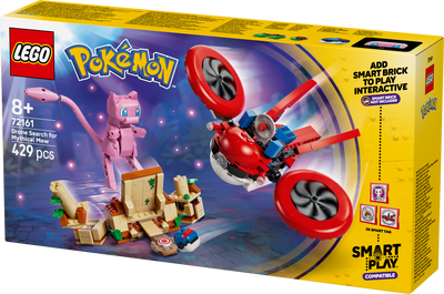 LEGO 72161 Pokémon SMART Play: Drone Search for Mythical Mew