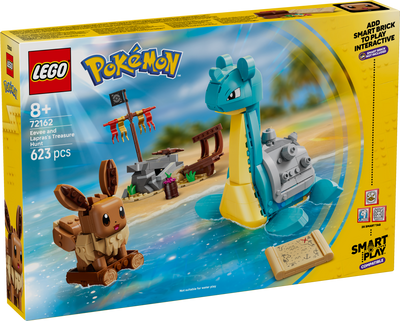 LEGO 72162 Pokémon SMART Play: Eevee and Lapras’s Treasure Hunt